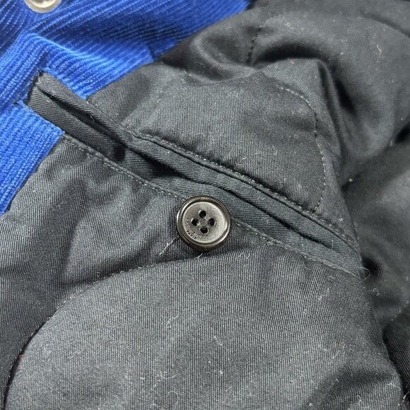 Saint Laurent Teddy Jacket Je T'aime Blue Size M Corduroy & Wool - Picture 10 of 12